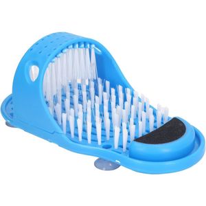 3 paar Voet Scrubber voor in de Douche - Verbeter Bloedcirculatie - Verwijder Dode Huid - Verlicht Druk - Massageschoonmaakmiddel voor Thuis - Blauw