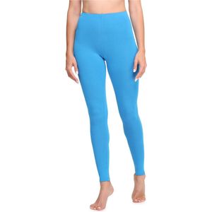 Ladeheid Dames Leggings - Sport - Vrijetijdsbroek - Lang - Viscose - LA-LA40-201-LE - Blauw - 38