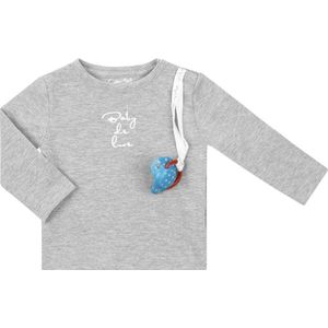 Baby de Luxe T-shirt l/m licht grijs 0-3 mnd