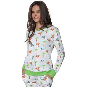 Happy Pyjama's | Jungle edition 2023 | pyama dames volwassenen | maat S (XS-XXL) | Pyjama set | Premium zacht katoen
