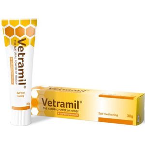 RelaxPets - Vetramil - Wondzalf - Honingzalf - Verzachtend & Herstellend - Tube - 30 gram