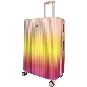 Enrico Benetti Havana Grote Koffer - 75 cm - 106 liter - Expandable - TSA Slot - Fuchsia Ombré
