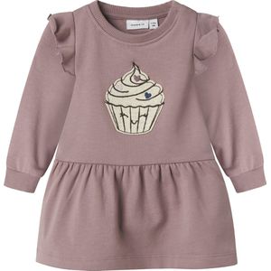 Name It baby meisjes jurk NILDA Purple Regular Fit