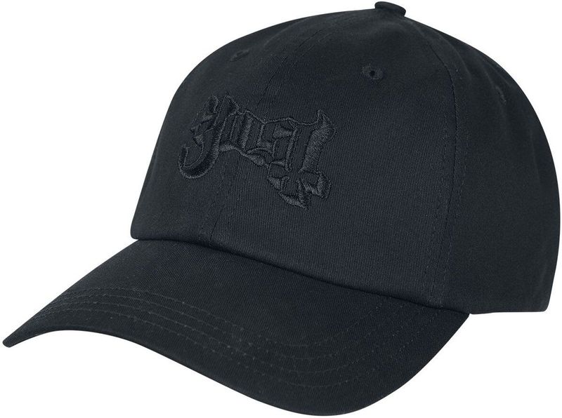 Ghost Logo Cap zwart Katoen Heren - Band merch, Bands