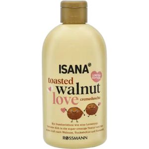 ISANA Douchegel Toasted Walnut Love - 1x500 ml | Verzorgende Douchegel - Walnoot - Tonkaboon - Karamel | Verzorgingsproducten Limited Edition 2025