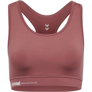Hummel - Pulse - Sport Bh - Mauve/Wit - Full Cup - Racerback