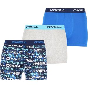 O'Neill - Boxershorts - Maat L - 3 Pack - Met 1x Blue Logo en 2x Neutraal - 2023 Model - 95% Katoen - Herenboxershorts