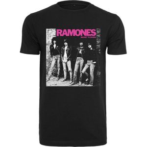 Merchcode Ramones - Wall Heren T-shirt - S - Zwart
