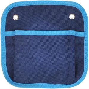 ProPlus Camping Organizer - Wandorganizer - Muurorganizer - Tentorganizer - Caravanorganizer - met Ophangogen - Blauw - 1 Vaks - 20 x 20 cm