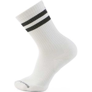 Smartwool - Everyday Athletic Striped Crew Socks - Grijs/Wit - Wol/Polyamide/Elastaan