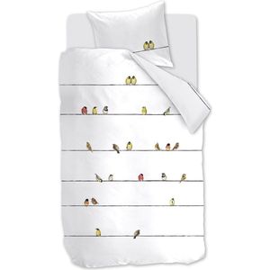 Marjolein Bastin - Tweet - Dekbedovertrek - Eenpersoons - 140x200/220 cm - Multi