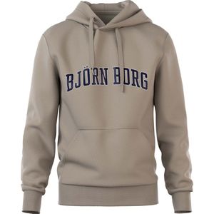 SINGLES DAY! Bjorn Borg - Björn Borg Essential Hoodie Khaki - Heren - Maat XXL - Regular-fit