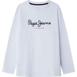 Pepe Jeans - PB5000027 - T-shirt - Wit - Lange Mouwen - Casual - Katoen