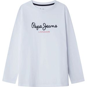 Pepe Jeans - PB5000027 - T-shirt - Wit - Lange Mouwen - Casual - Katoen