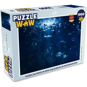 Puzzel Vissen in een aquarium in Noorwegen - Legpuzzel - Puzzel 1000 stukjes volwassenen