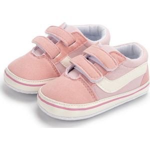 Babysneakers - Baby schoentjes - klittenband - Schoenmaat 20-21 - 12-18 maanden - (13cm) - roze