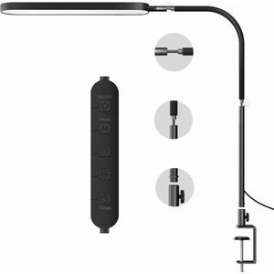 White-Label® Daglichtlamp Schilderen - Staand - Hobby - Zwart