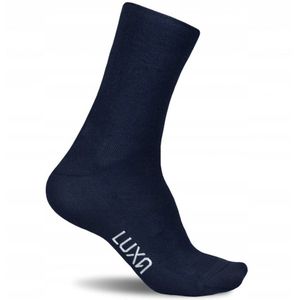 LUXA Classic Navy Fietssokken - Maat 36-41