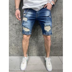 Stijlvolle herenshorts met zijzakken | heren kort breok | W30