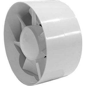 DD® Afzuiging Badkamer - Buisventilator - Badkamerventilator met Vochtsensor - 15x10x15cm - Wit
