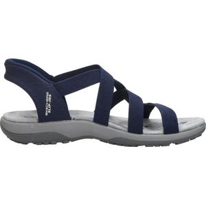 Skechers Slip-Ins Sandalen Plat - blauw - Maat 40