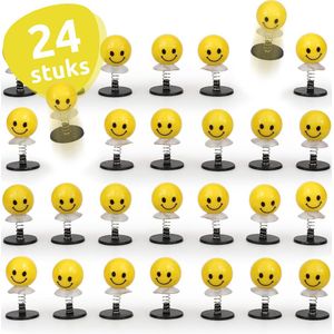 Isa's Friends® - Uitdeelcadeautjes Bouncing Smileys - 24 stuks - Traktatie