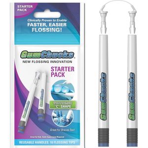 Ergonomisch Flosdraad met Handvat - Voor Kinderen en Volwassenen - Starterkit met Navullingen