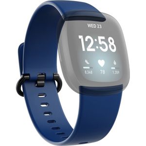 Hama Polsband Voor Fitbit Versa3/Sense Polsband Universeel Donkerblauw