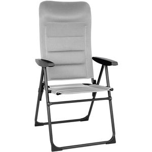 Brunner Klapstoel Skye RT - Grijs - Verstelbare rugleuning (7 posities) - Aluminium Frame - Lichtgewicht 5,5 kg - 120 kg Draagkracht