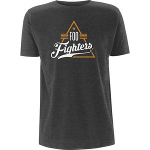 Foo Fighters Heren Tshirt -2XL- Triangle Grijs