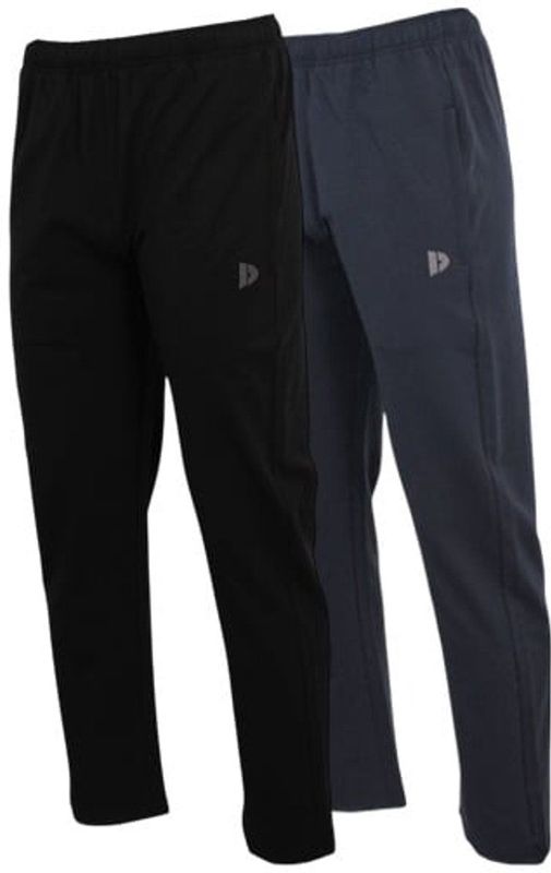 2-Pack Donnay - Stretch Joggingbroek (Jorge) - Sportbroek - Heren - Black/Navy (919) - maat S