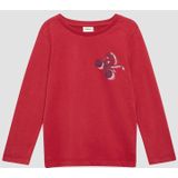 T-shirt - Regular-fit - Katoenen Jersey - Lange Mouwen