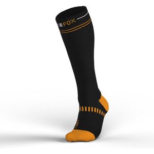 Bracefox® Professionele Compressiekousen 'ErgoSox' | Compressie sokken hardlopen | 20-30 mmHg | Lange Hardloopsokken | Sportsokken | Heren & Dames | maat S (36-38)