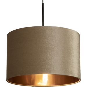 Lumidora Hanglamp 30933 - CHARLOTTE - E27 - Koper - Taupe - Metaal - ⌀ 40 cm