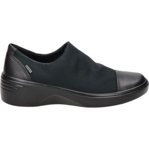 ECCO Soft 7 Wedge Dames Instappers - Zwart - Maat 41