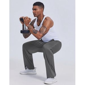Lange Sportbroek met Volledige Rits voor Mannen - Casual Joggingbroeken en Afritsbroeken