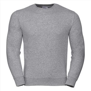 Russell Heren Sweatshirt Lichtgrijs Ronde Hals Regular Fit - XXL