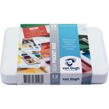 Van Gogh Aquarelverf pocket box Basic Colours met 12 kleuren in halve Napjes