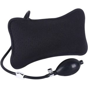 Allecto Plus - Opblaasbaar lendensteunkussen voor rugondersteuning en comfort - Ademend en wasbaar - Draagbaar lendenkussen - Geschikt voor mannen en vrouwen