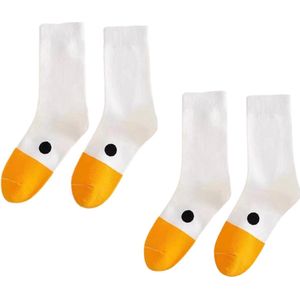 2 paar Ganzen sokken - happy / heren / grappig / socks / funny / mannen / dames / heren / vrouwen