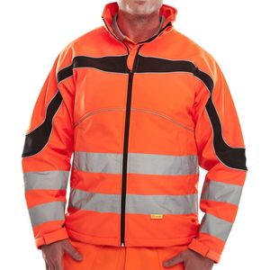 Beeswift ETON Softshell Jas - Oranje - Maat S