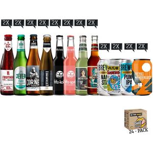 Alcoholvrij Bierpakket - Groot van Dare to Drink Different: 24 Diverse Alcoholvrije Bieren en Craft Soda's voor Elke Gelegenheid