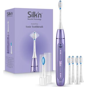 Silk'n SonicYou Elektrische Tandenborstel Geschenkset - met 4-Pack Witte opzetborstels - Lila