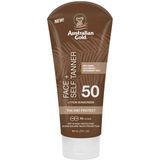 Australian Gold - SPF 50 - Zonnebrandcrème - 88 ml - Met Zelfbruinende Effecten