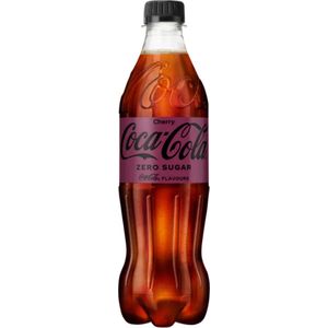 Coca-Cola Cherry zero 50 cl per petfles, tray 12 flessen