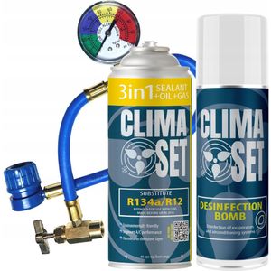 Novity® | 3in1 Airco Vervangkit R134a 453g, Airco Geurverfrisser
