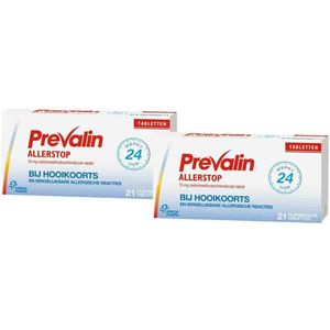 2x Prevalin Allerstop Cetirizine 21 tabletten