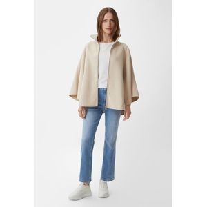 Comma Casual Identity Cropped Flared Jeans Medium Blue Denim