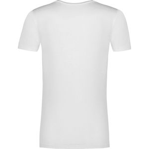 Basics t-shirt bamboe wit voor Heren | Maat XXL