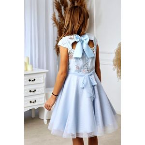 Elegante Jurk Carmen Blauw MAAT 158